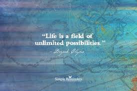 life is possibilities